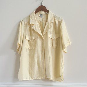 Vintage Silk Women's Camp Shirt